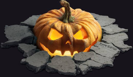 2dfloor Halloween Pumpkin Floor Rubble 2