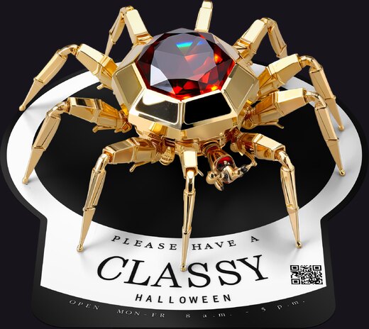 Spiders Jewelry Gold Gems Gallery