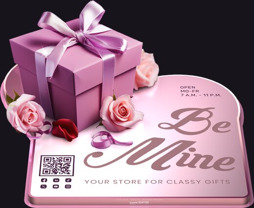 Valentines Gift Box Pink 1 Gallery