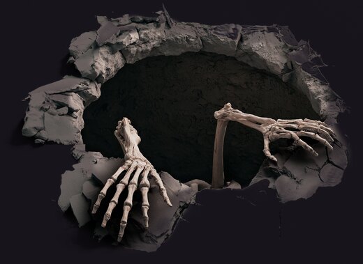 Skelton Hands Hole 2