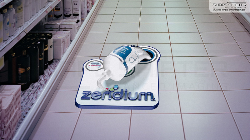Zendium Toothpaste: Revolutionizing Oral Care with 3D FloorGraphics